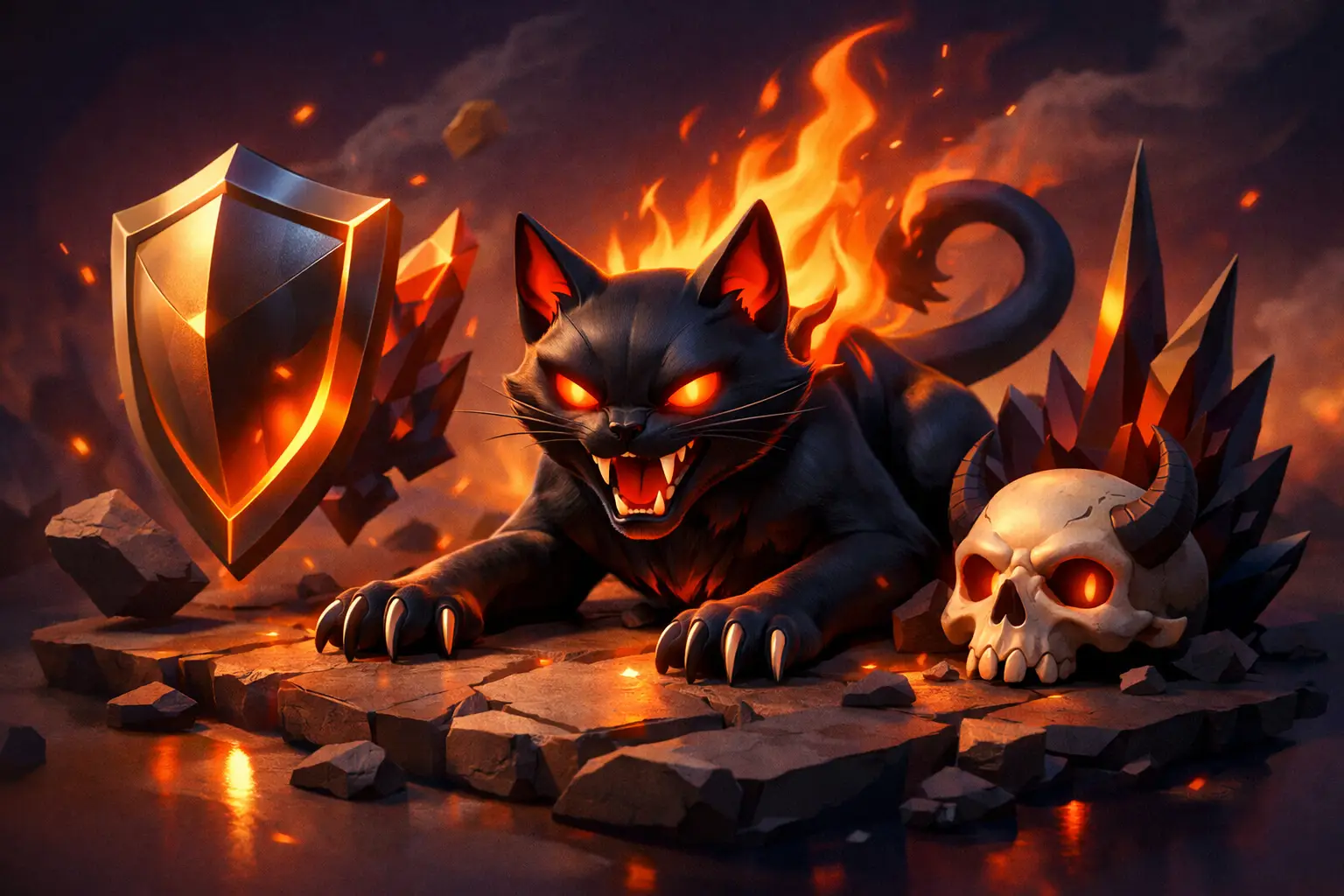 Hell Cat Spirit Companion: Protection With Teeth