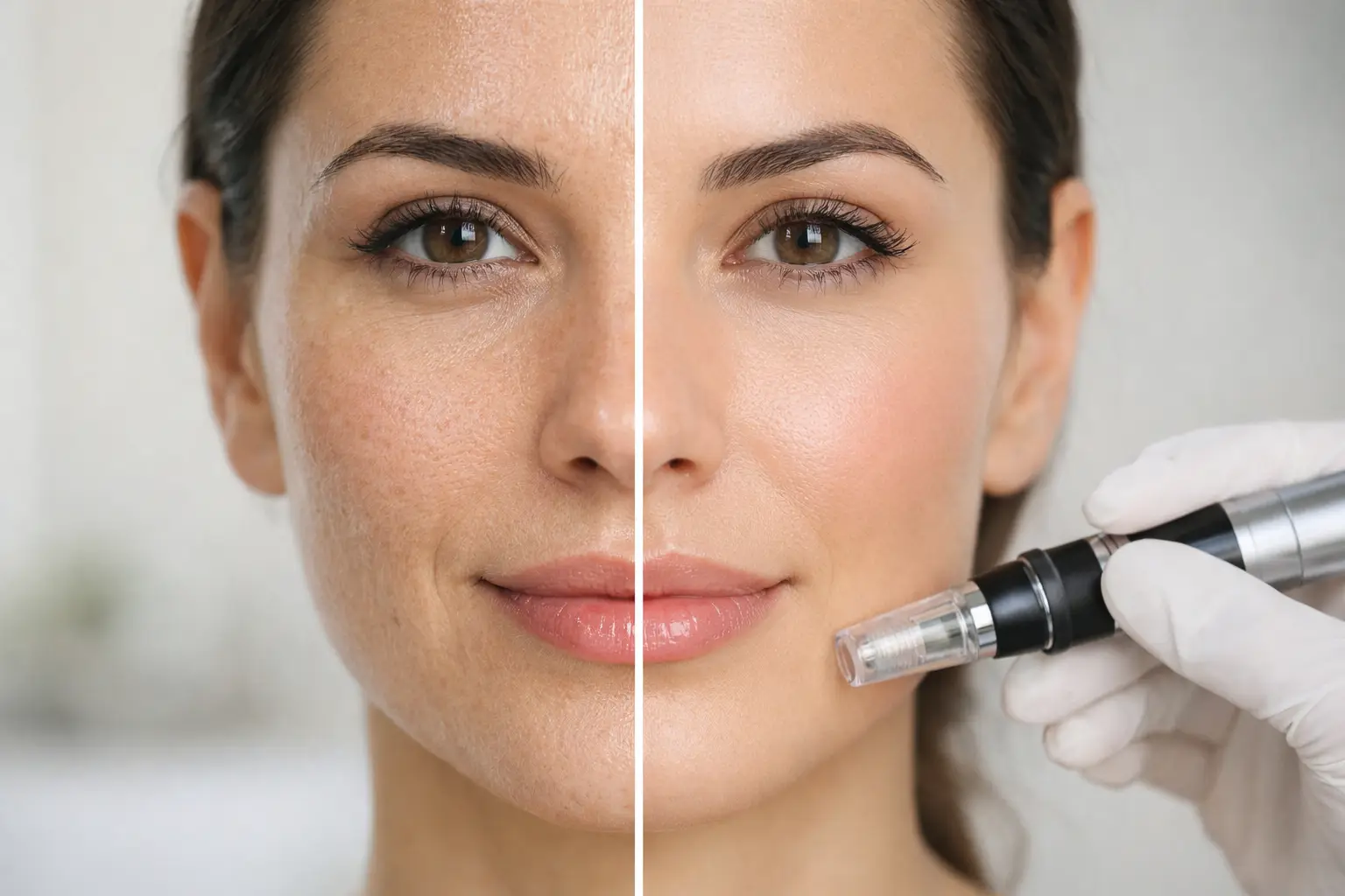 Microneedling Texture Improvement: A Realistic Example