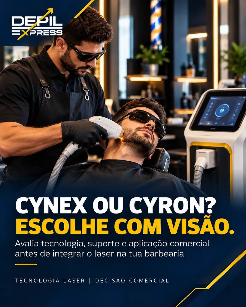 Tecnologia Cynex ou Cyron para barbearias?