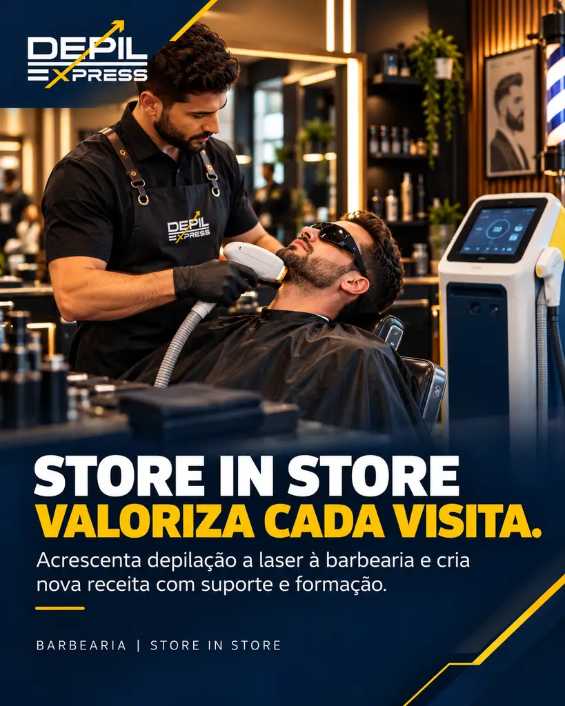 Store in Store Portugal para Barbearias Modernas