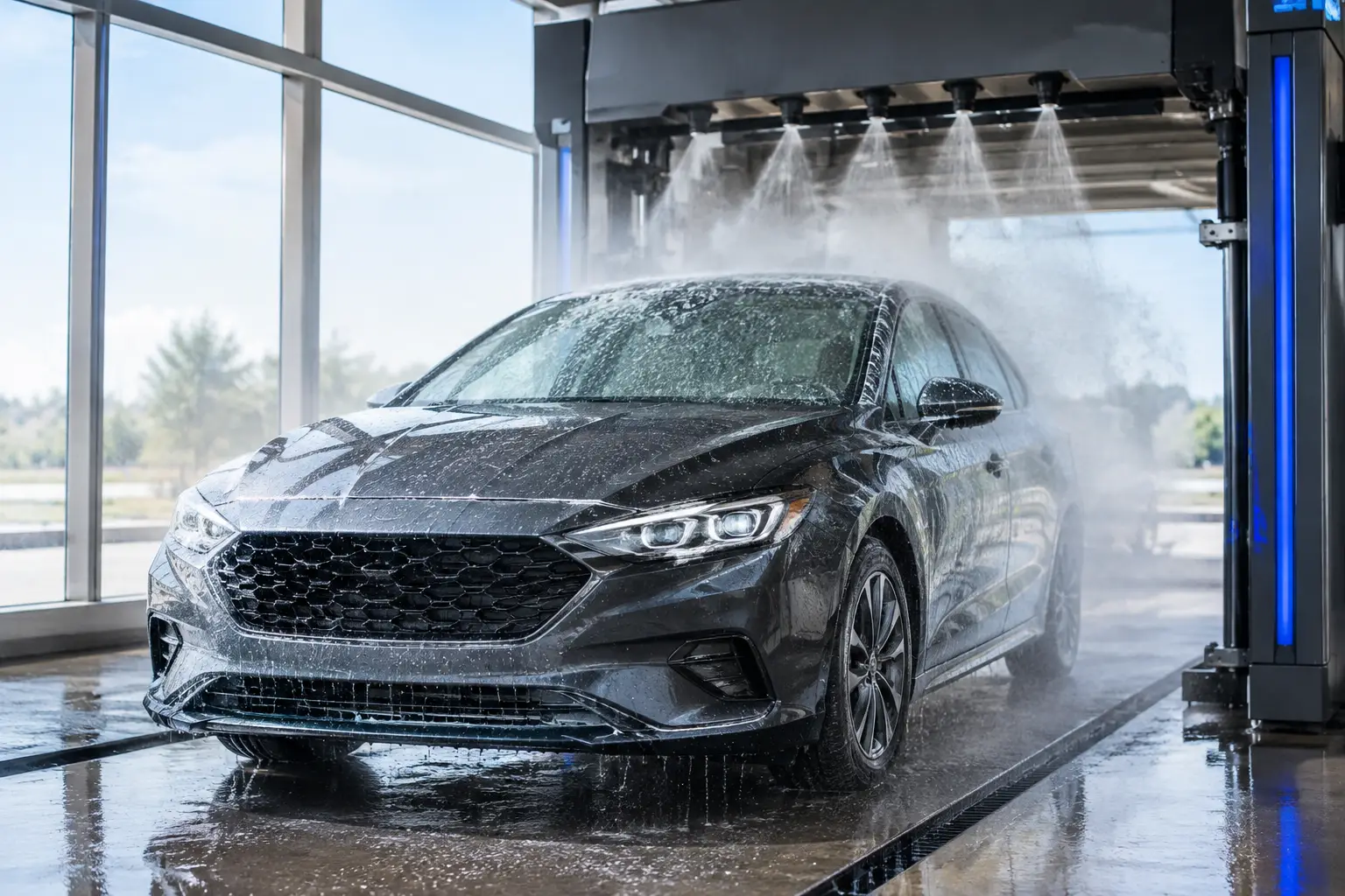 How Touchless Automation Cleans Your Car Safely