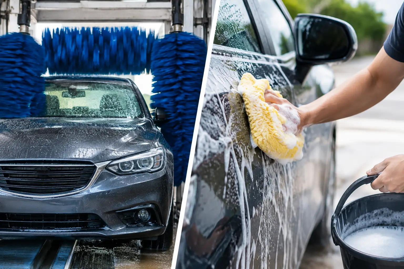 Automatic Wash Versus Hand Wash: What Works Best?