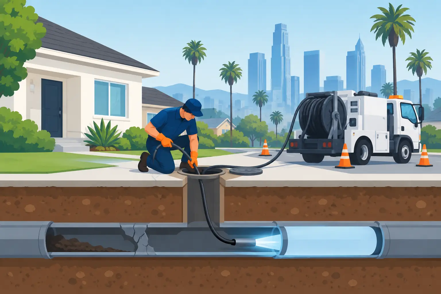 Guide to Sewer Line Repair for Los Angeles Homes