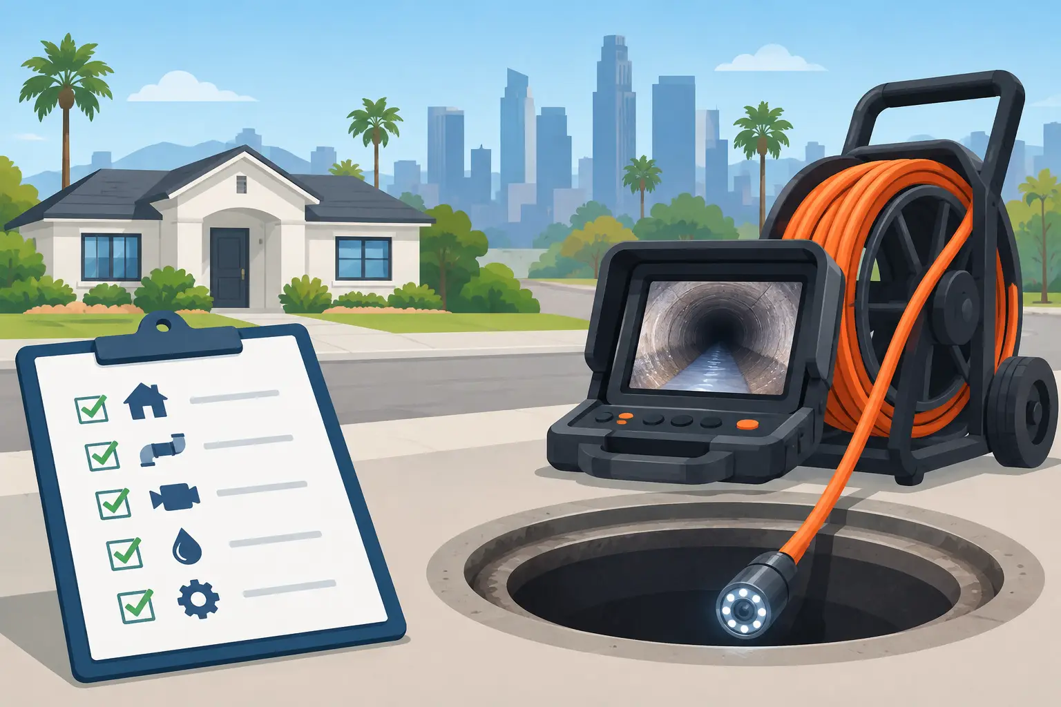 Sewer Camera Inspection Checklist for LA Homes