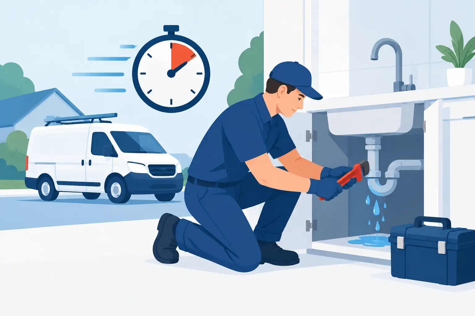 Emergency Plumber Response Time Example Explained