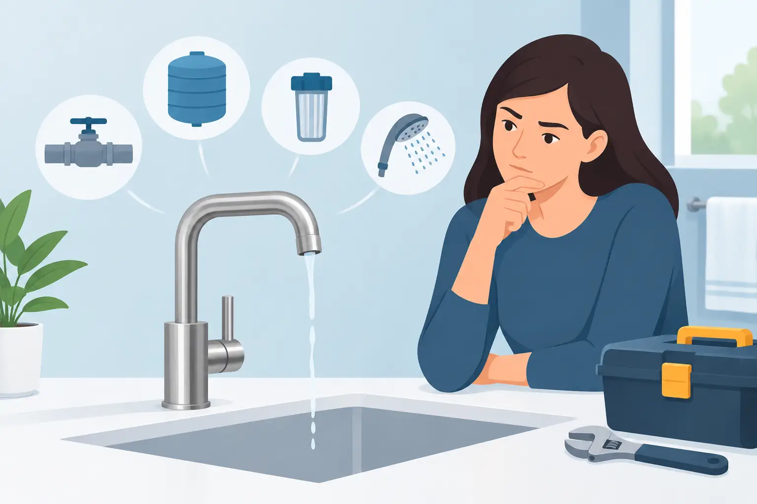 Low Water Pressure: Causes and What to Do
