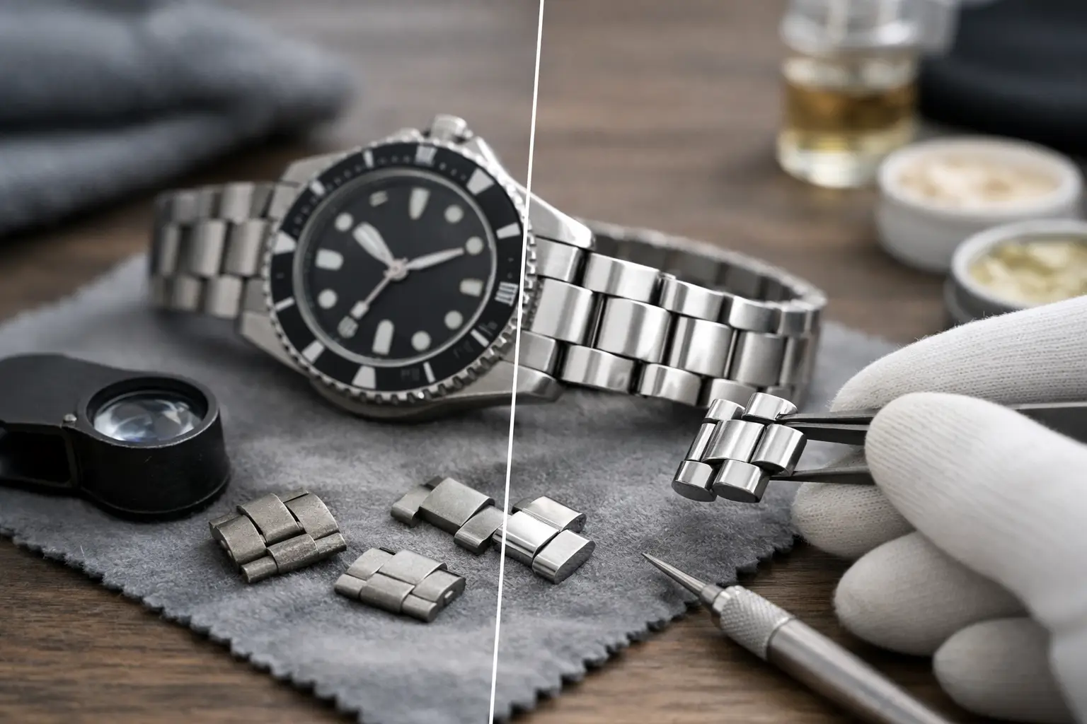 Watch Bracelet Colour Restoration Explained