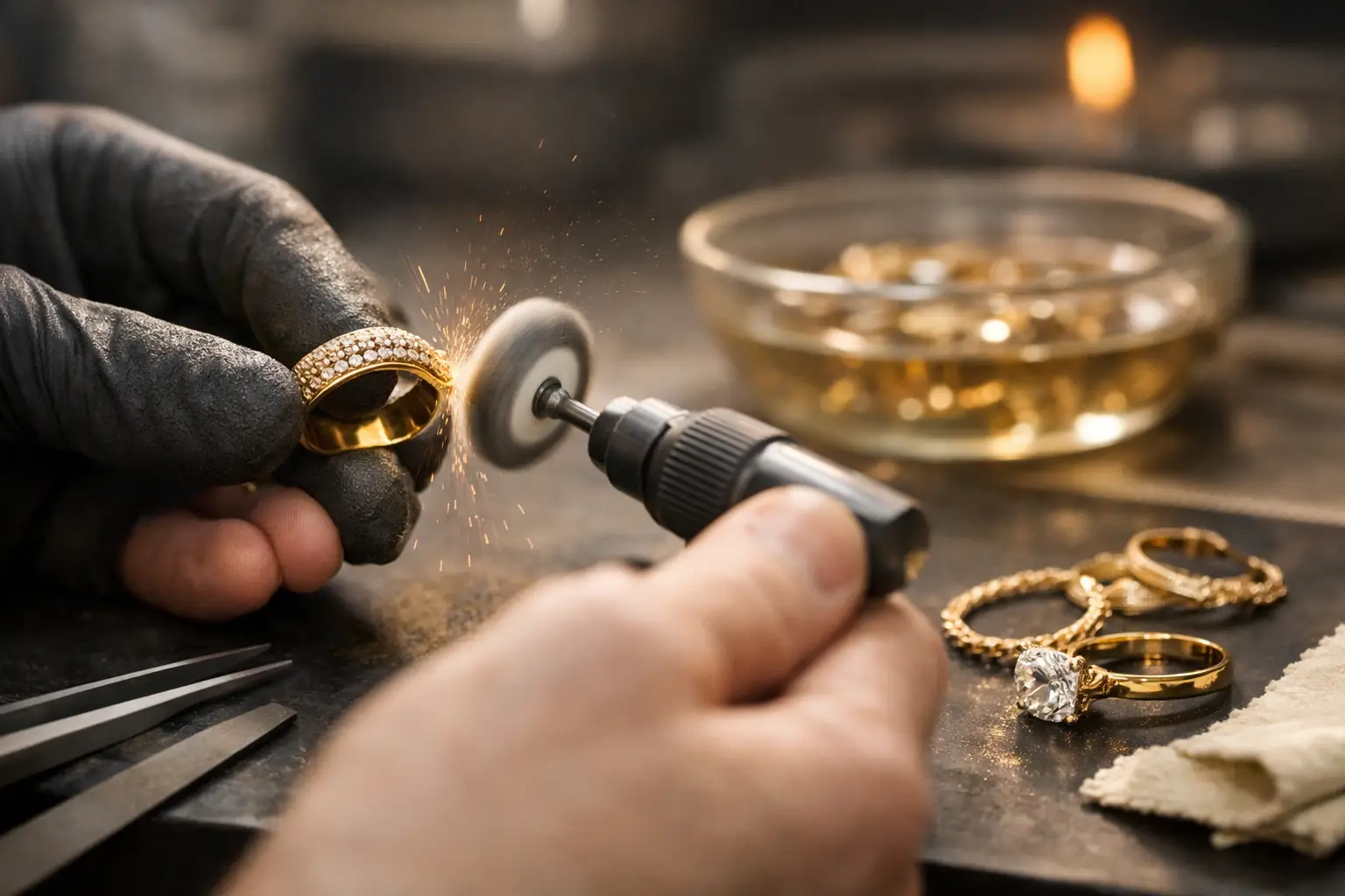 Gold Jewellery Refinishing Explained