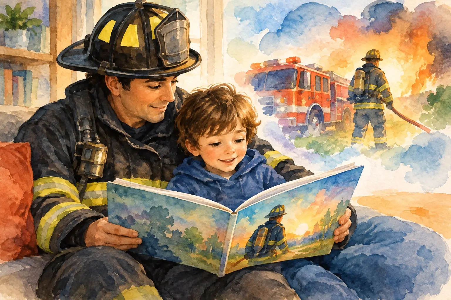 How a Firefighter Storybook for Kids Builds Courage