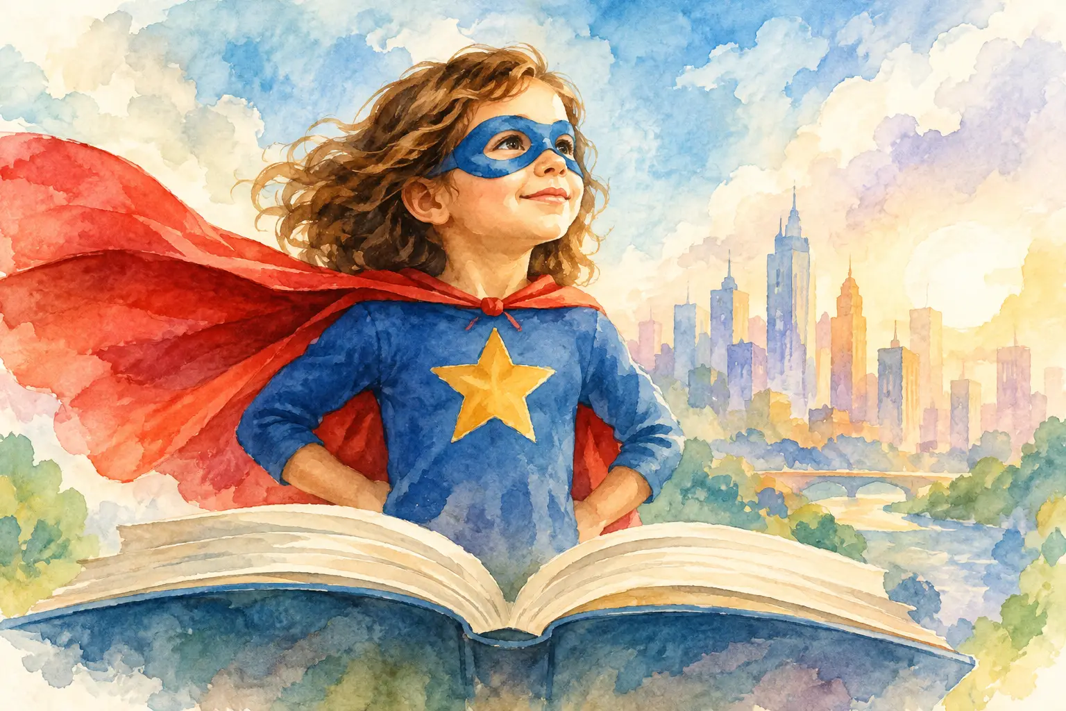 Create a Superhero Book Starring My Child