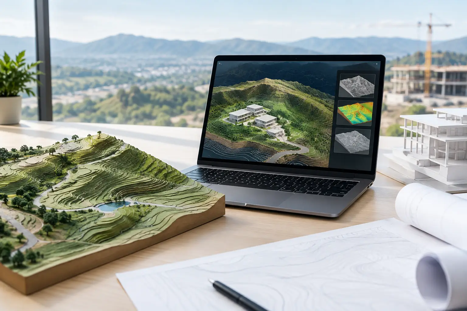 Terrain Generator Comparison for BIM Site Models