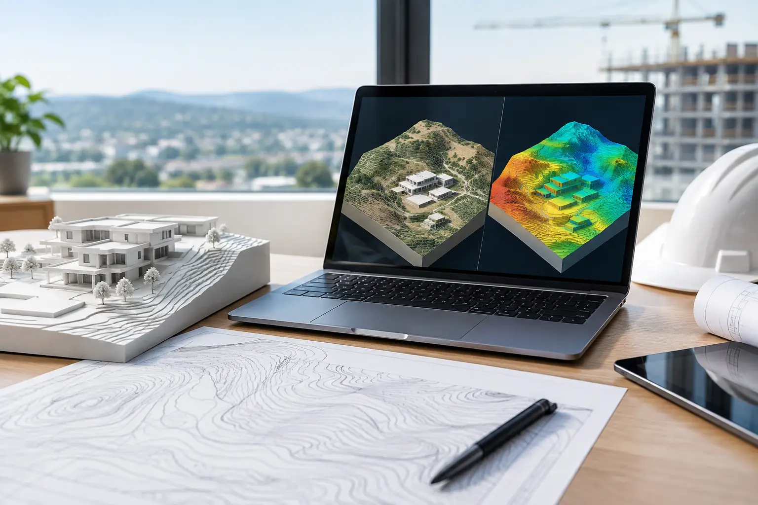 Editable Terrain Data Comparison for BIM Teams