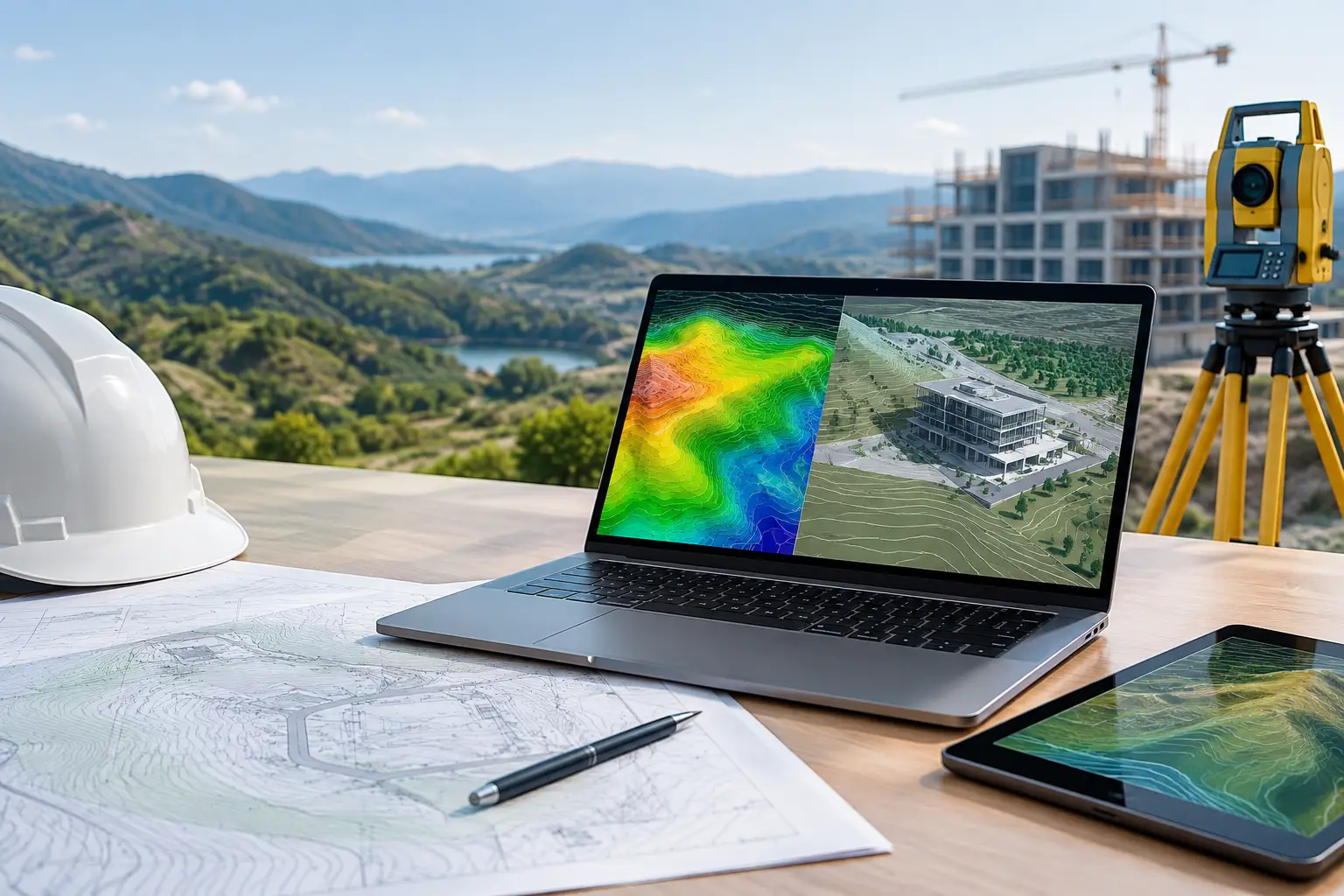 DEM versus DTM for Accurate BIM Terrain Models