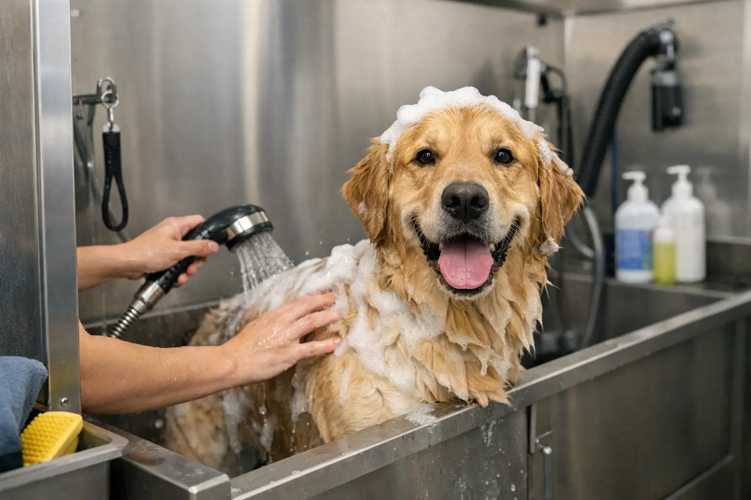 ¿Cuánto dura un baño autolavado para perros?