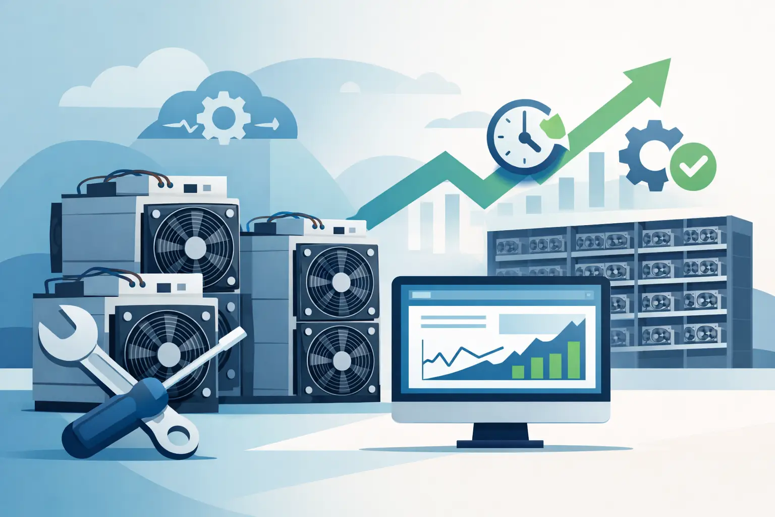 ASIC Downtime Reduction Case Study for Mining Farms
