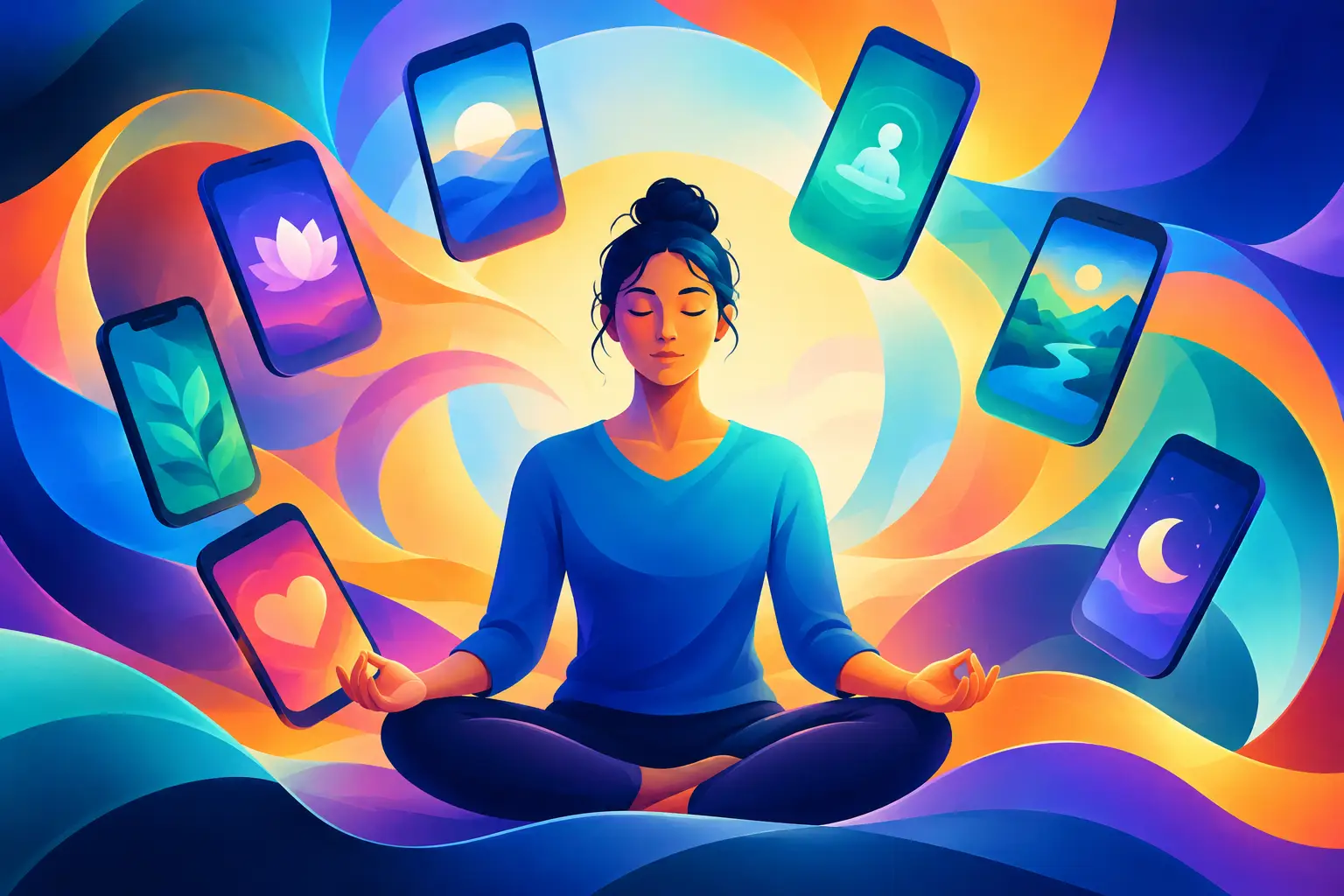 8 Best Meditation Apps for Anxiety, Considered