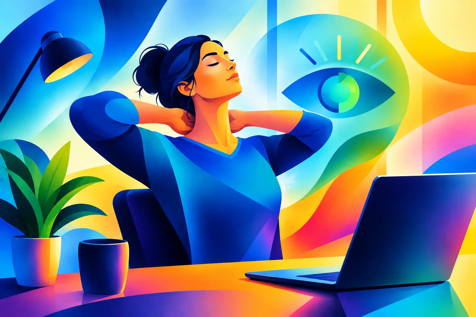 How to Reduce Screen Fatigue Without Leaving Work