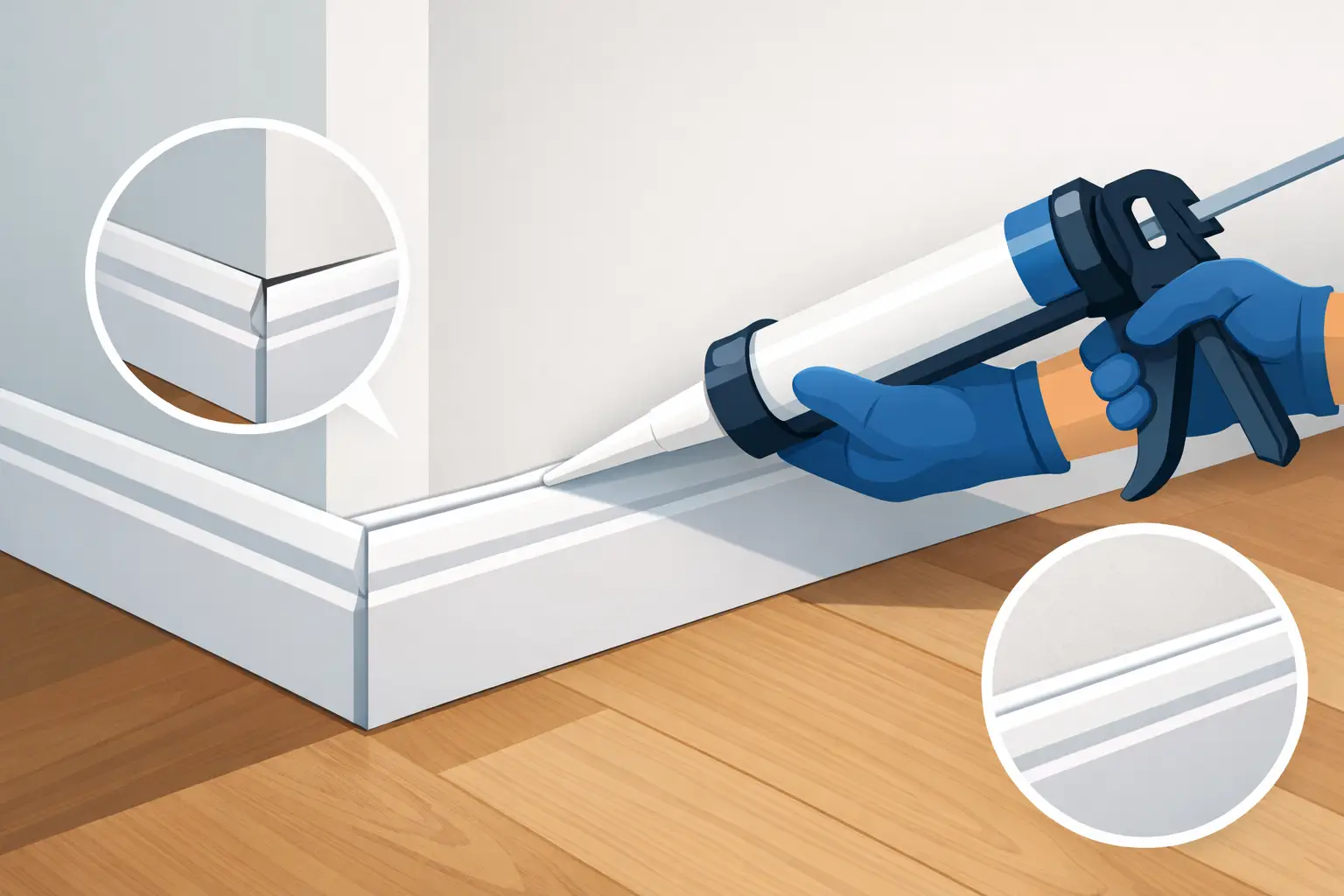 How to Caulk Trim Gaps for a Clean Finish