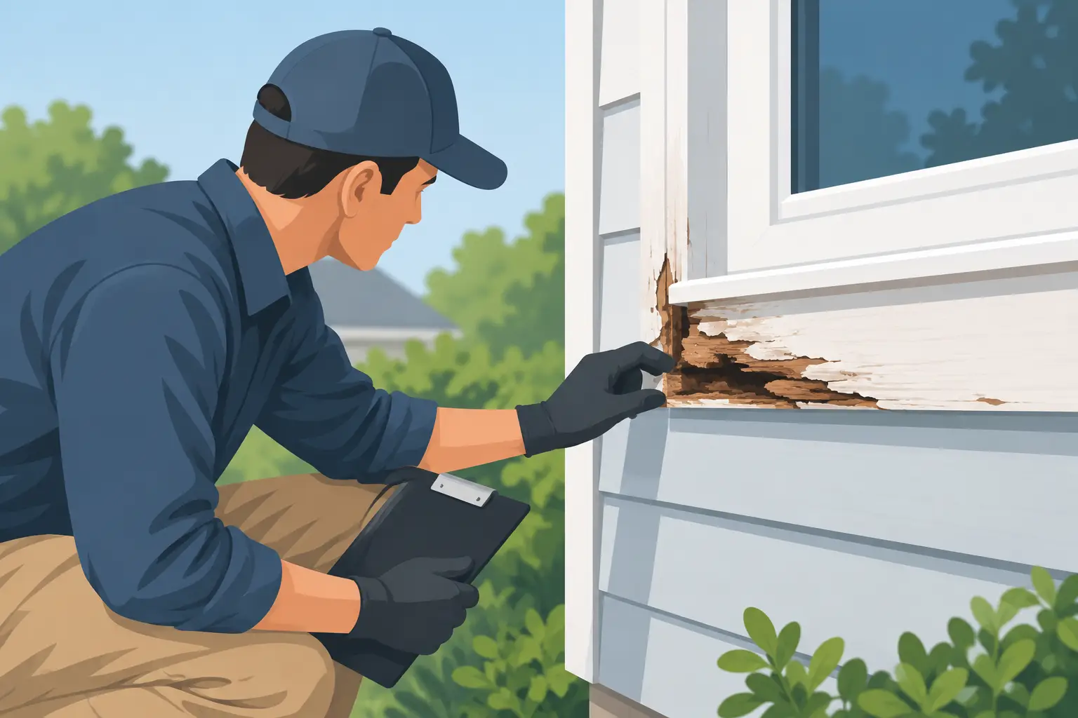 How to Inspect Exterior Wood Rot Before Painting