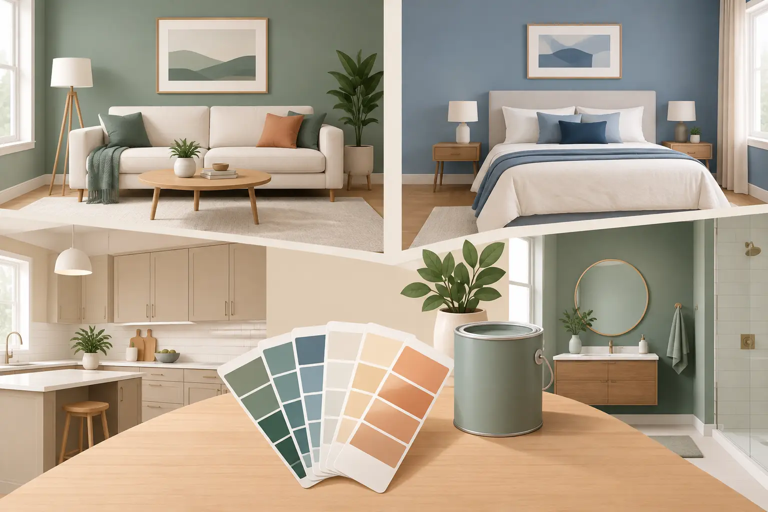 How to Match Paint Colours Across Your Home