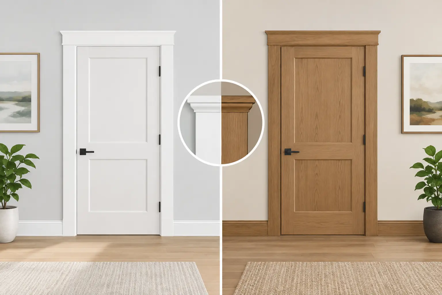 Painted Trim Versus Stained Trim for Your Home