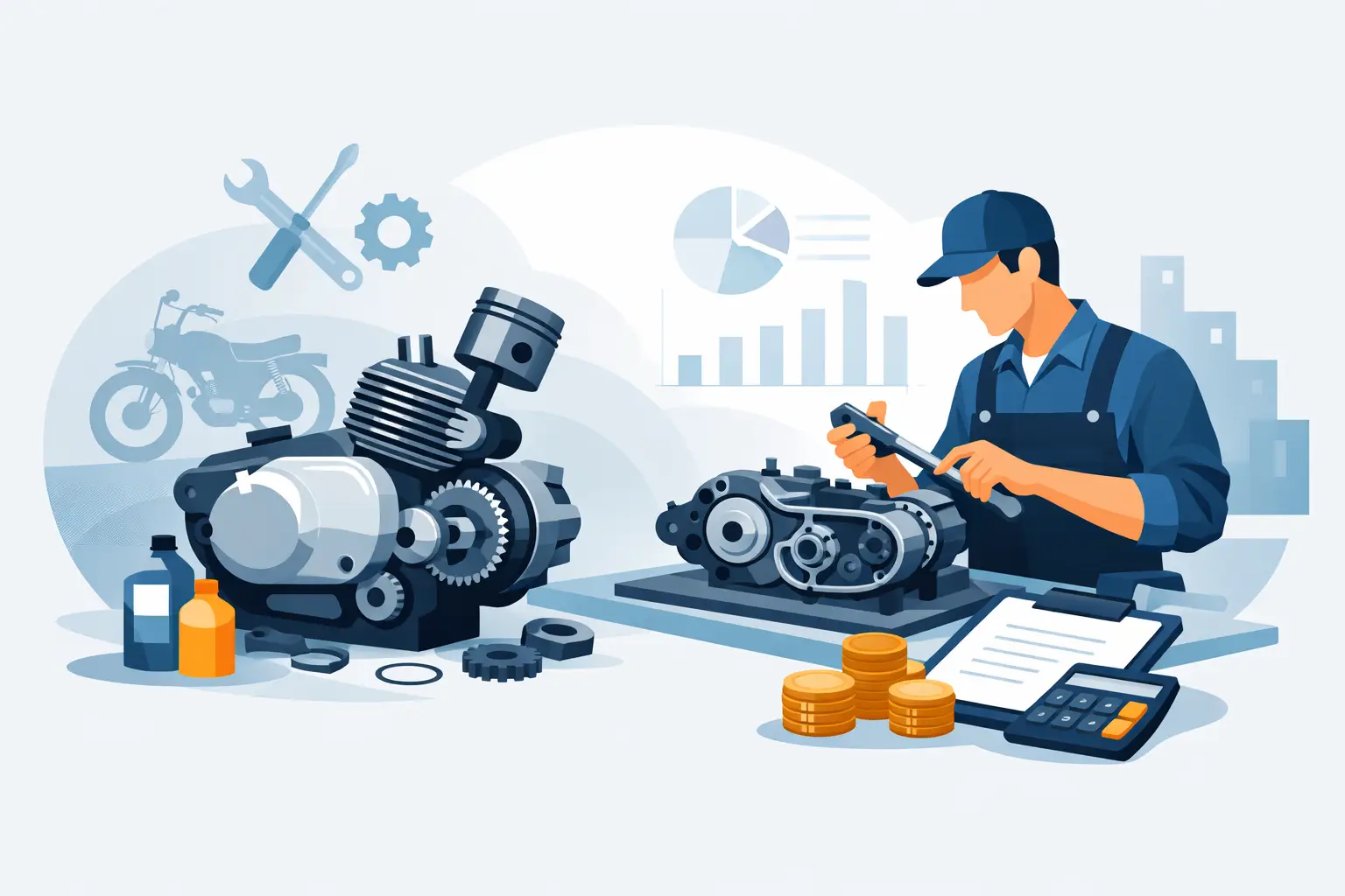 Motorregeneration Simson: Kosten am Beispiel