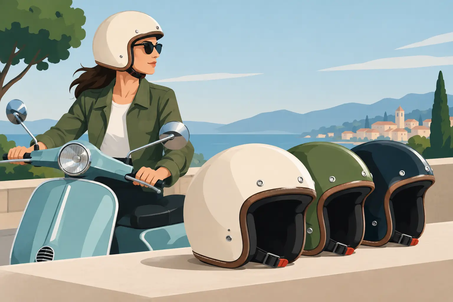 Retro Mopedhelme: Stil trifft echte Sicherheit