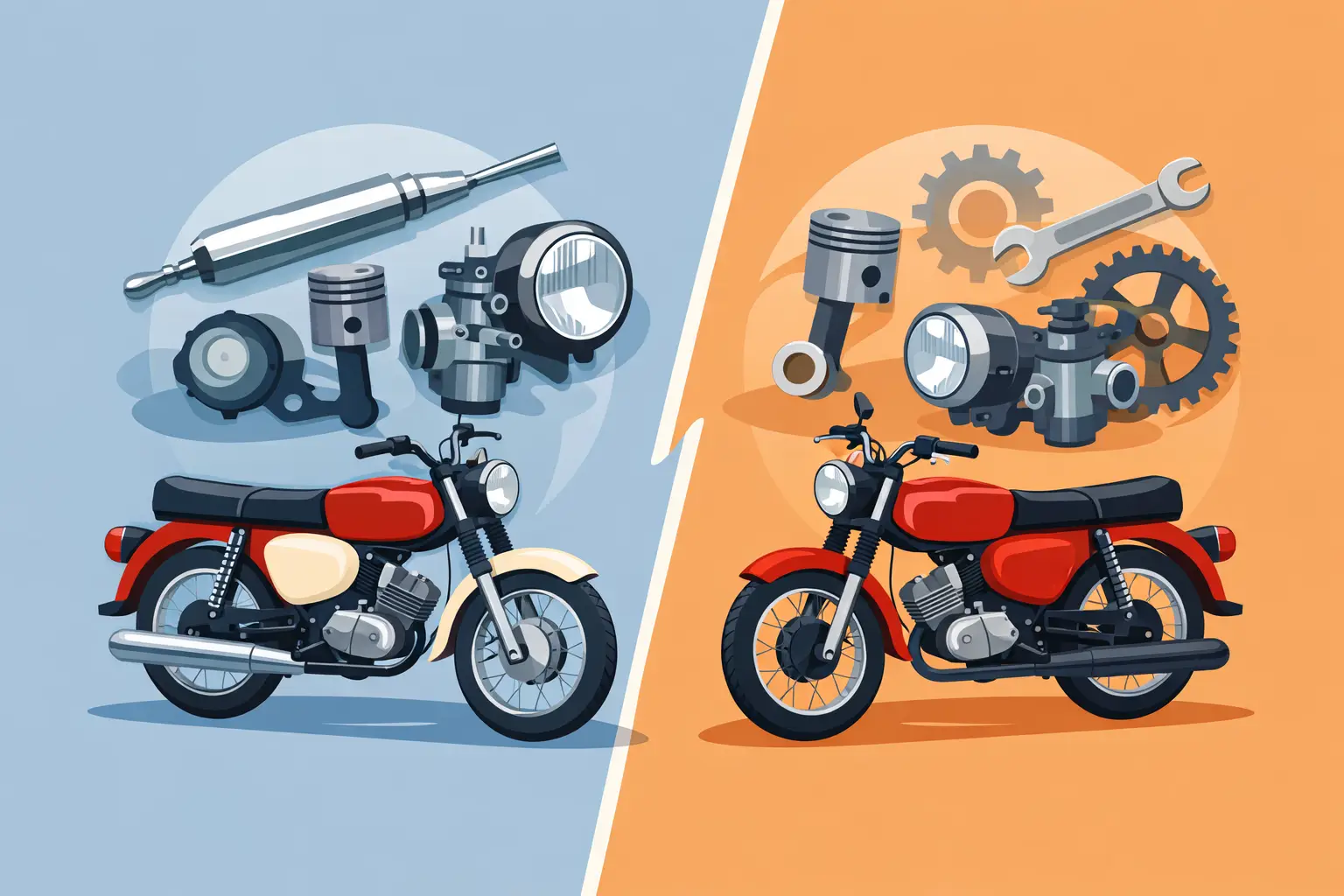 Simson Nachbau oder Originalteile: Was lohnt sich?