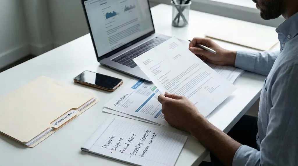 Identity Theft Credit Report Dispute Steps