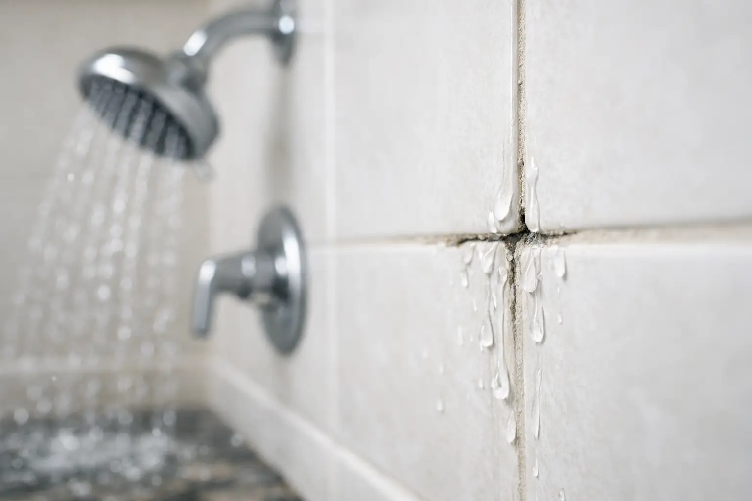 Why a Shower Leak Through Grout Lines Happens