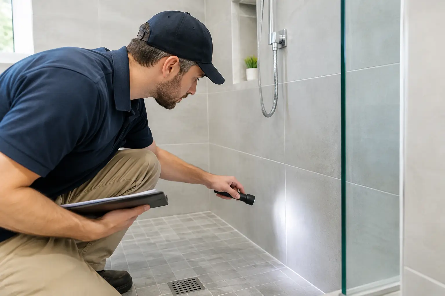 What a Shower Waterproofing Inspection Finds