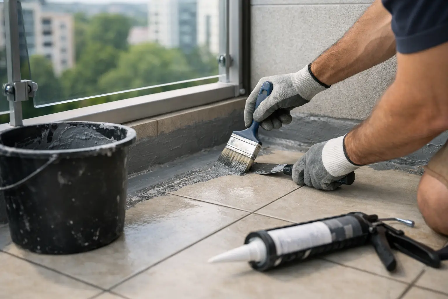 Leaking Balcony Repair Without Removing Tiles