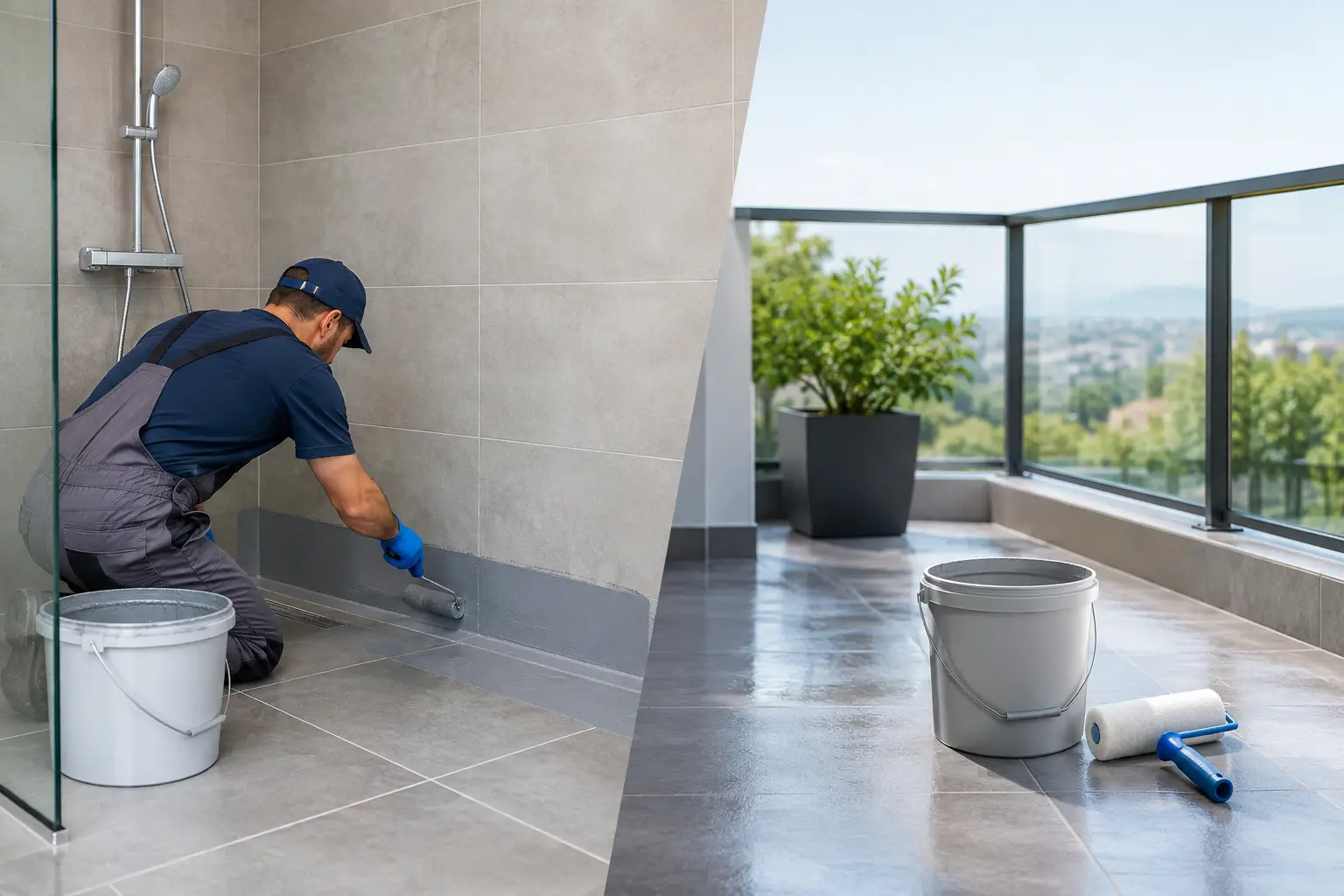Tile Waterproofing for Showers and Balconies
