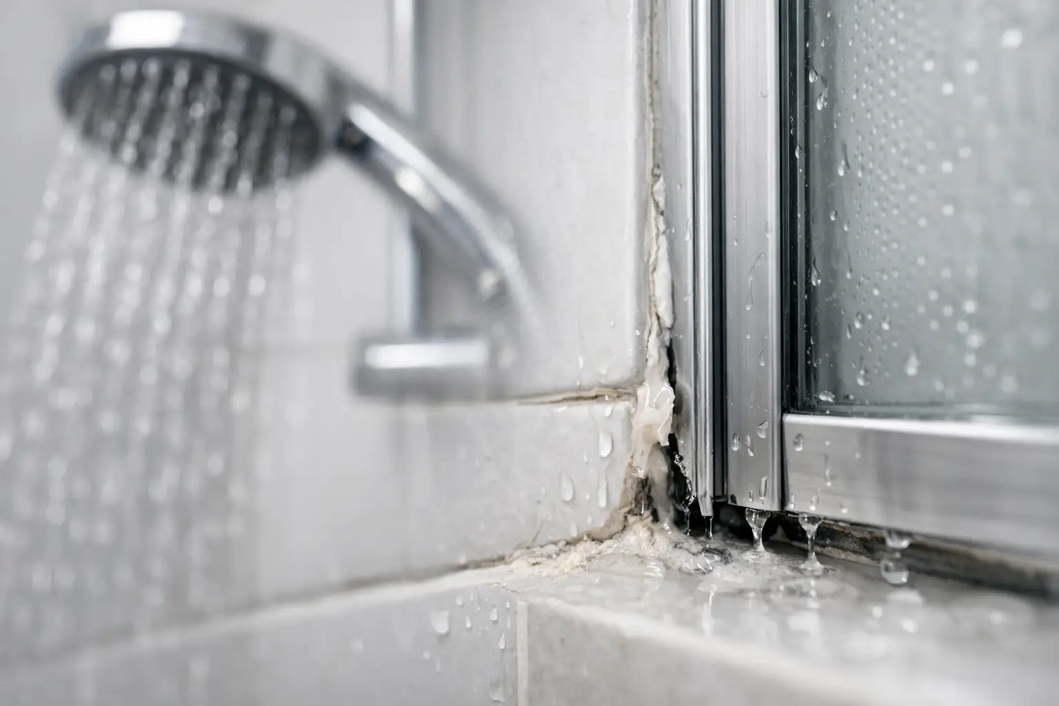 Why a Shower Leak Through Silicone Joints Happens