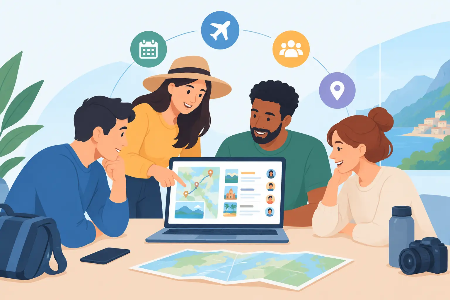 Itinerary Collaboration Tools for Better Group Trips