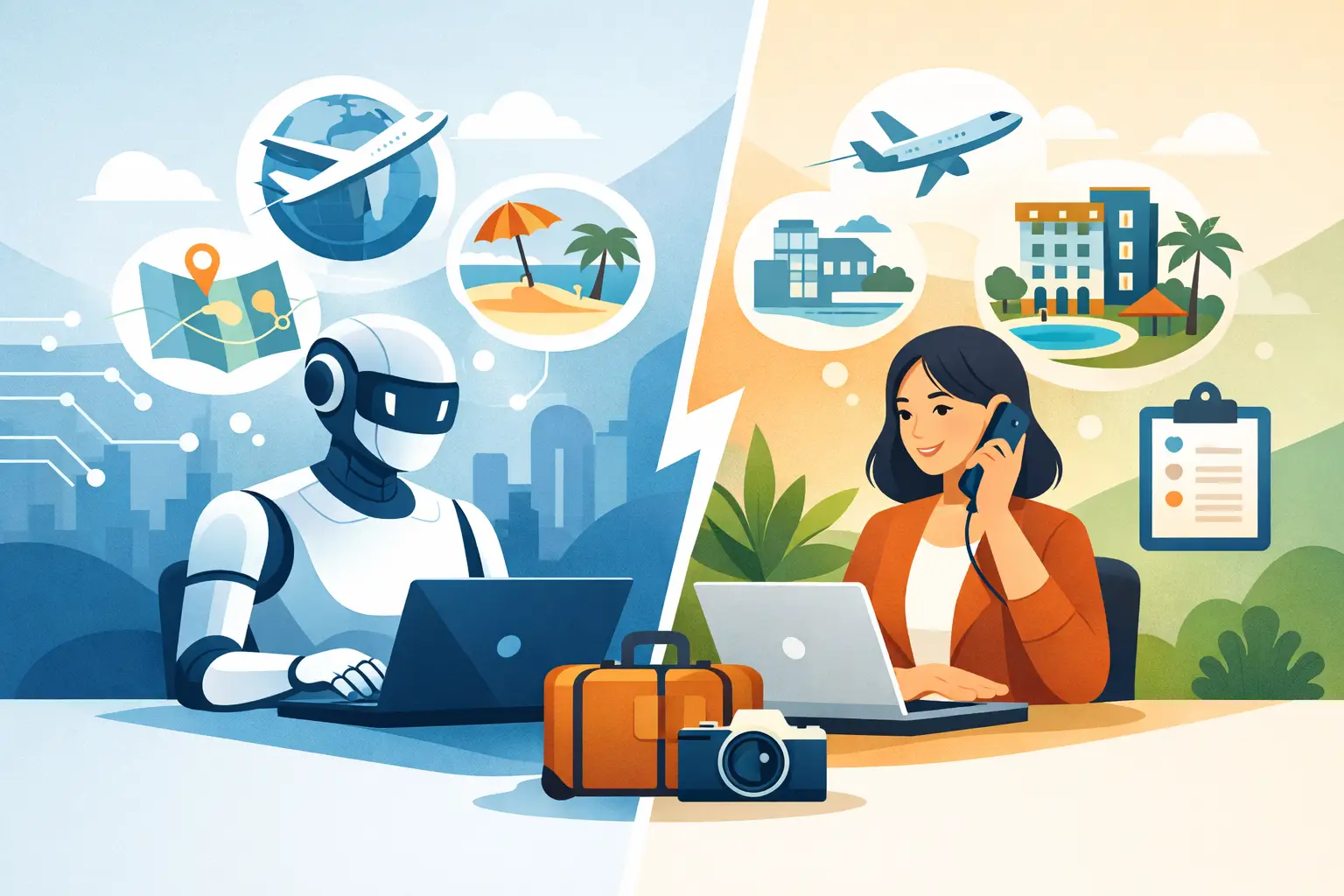 AI Travel Planner Versus Agent - Who Wins?