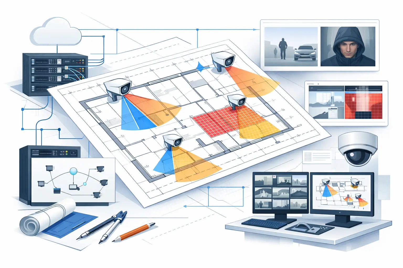 How CCTV Floor Plan Software Supports Design