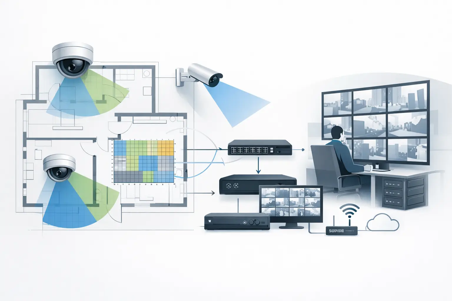 CCTV Network Planning for Reliable Video Systems