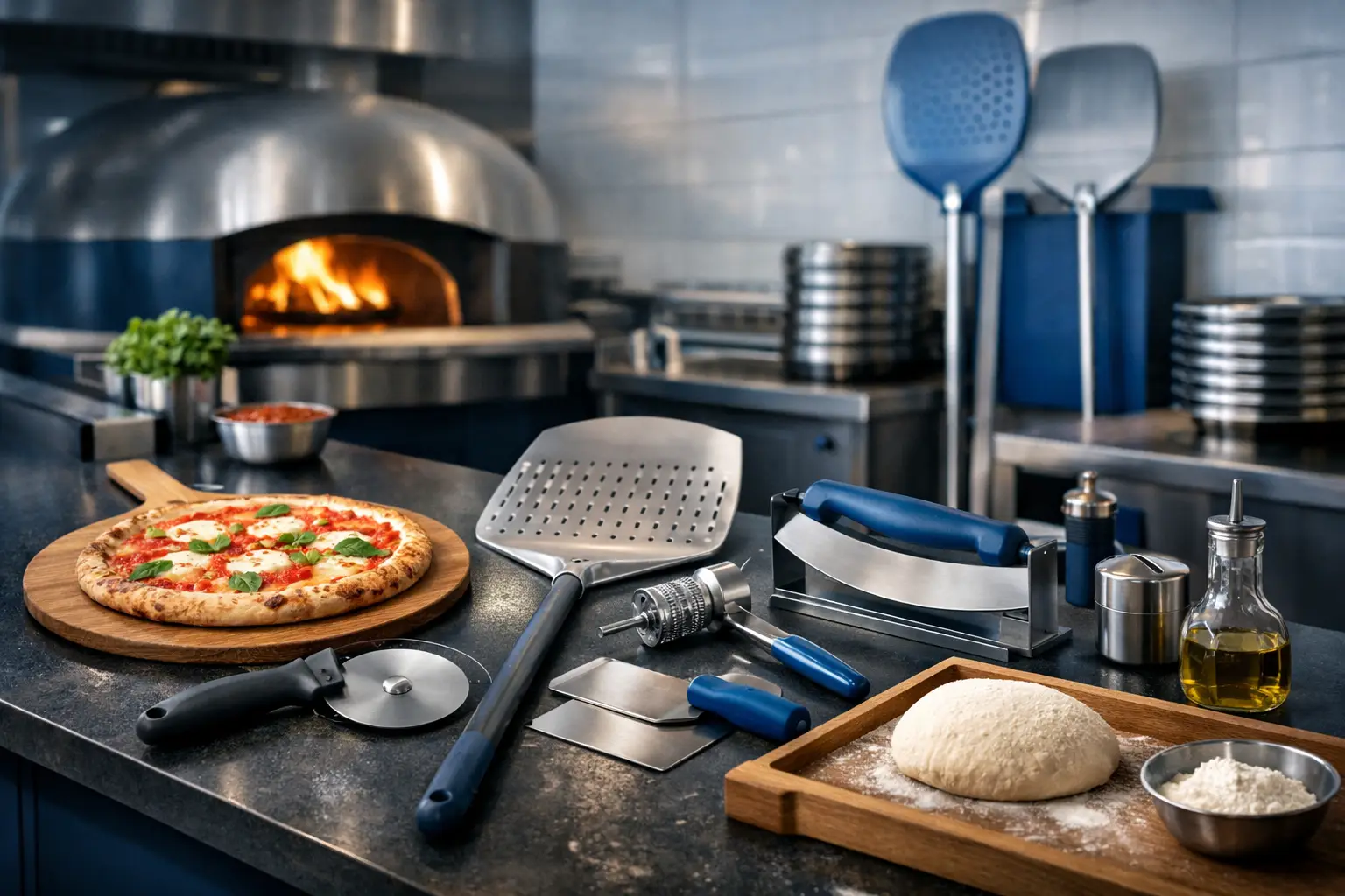 Akcesoria do pizzy dla profesjonalnej pizzerii