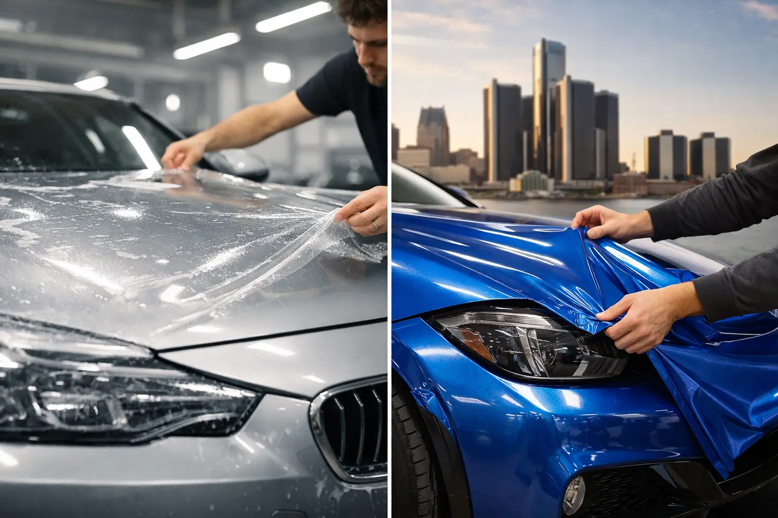 PPF Versus Vinyl Wrap for Metro Detroit Drivers