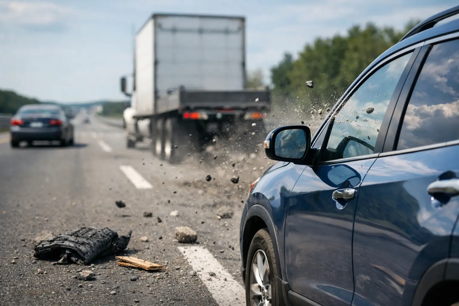 Road Debris Protection Guide for Michigan Drivers