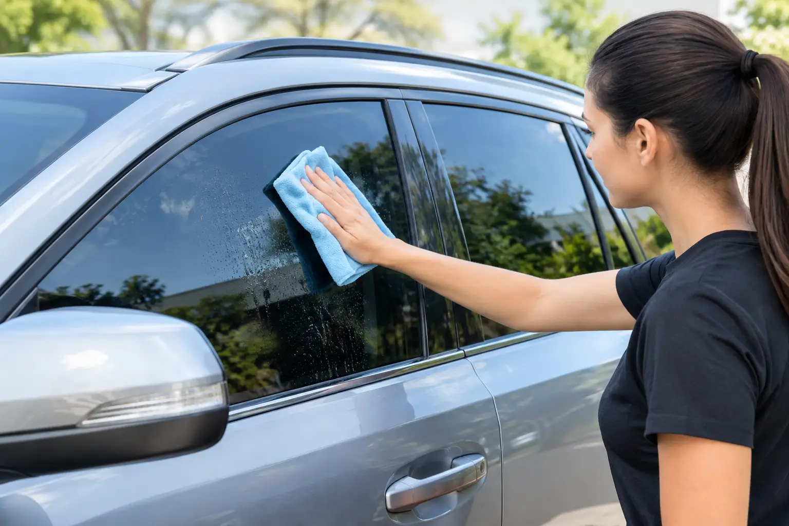 How to Wash Tinted Windows Without Damage