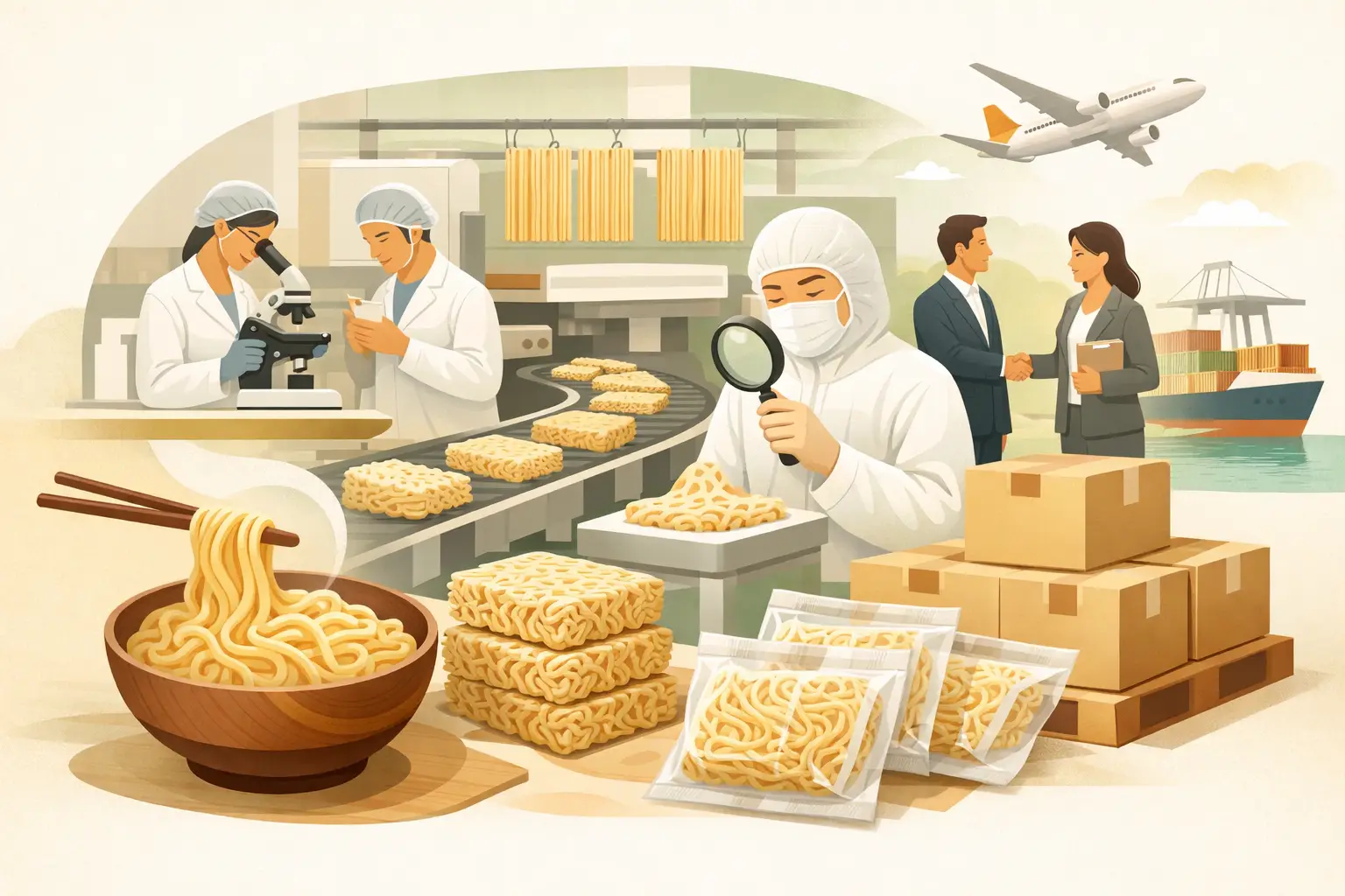 B2B Noodle Manufacturing for Brands, Distributors, Importers