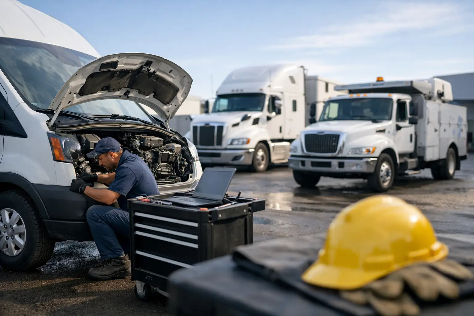 Fleet Service and Down Time That Keeps Work Moving