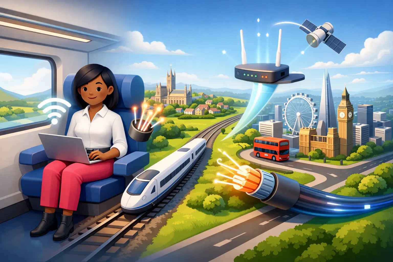 Peterborough to London commute broadband options