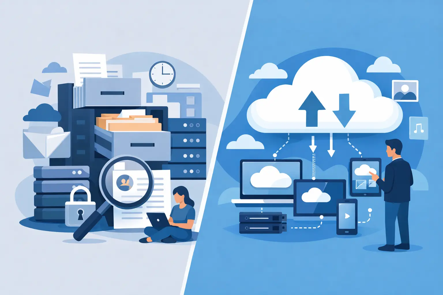 Digital Archiving vs Cloud Storage Differences