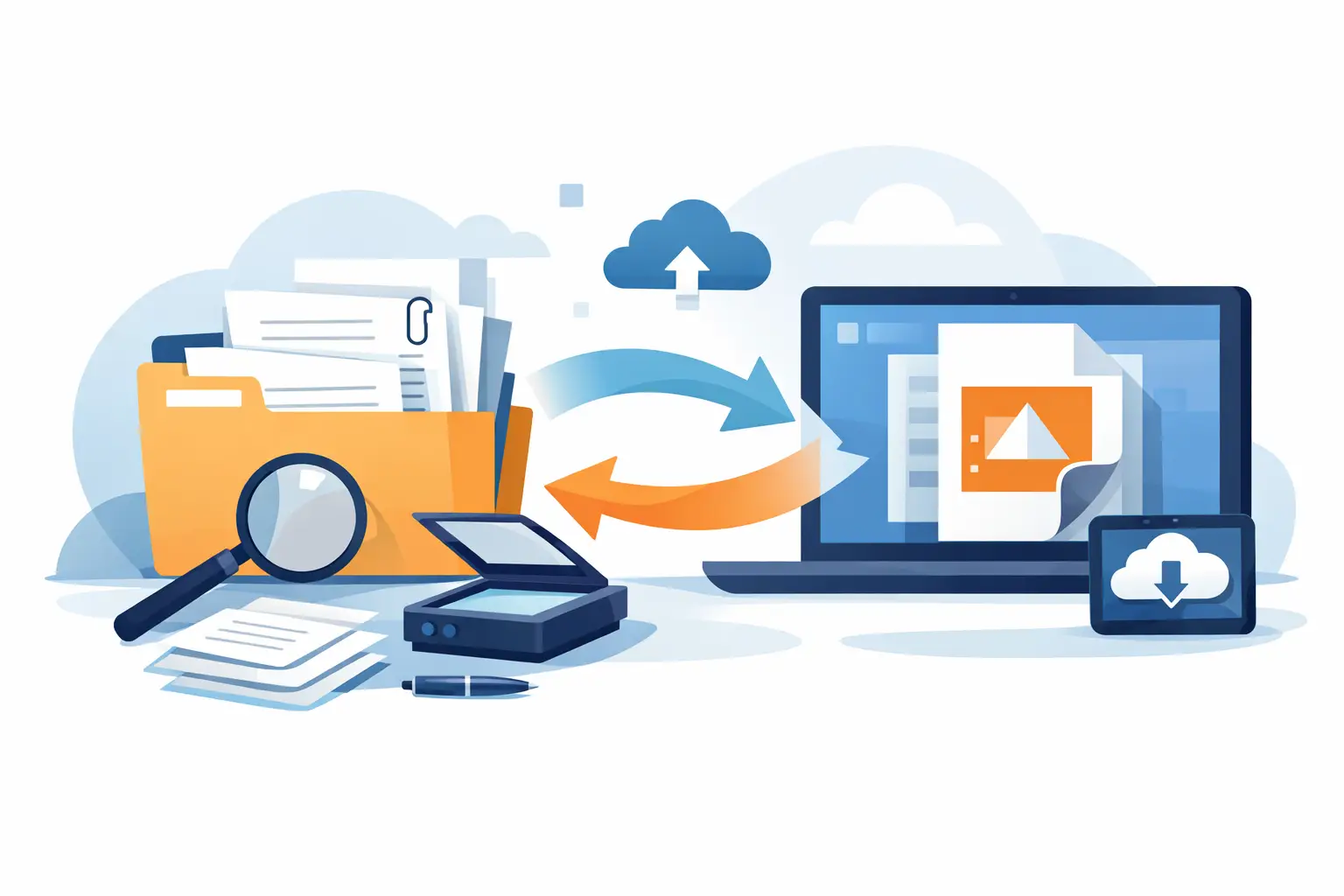How to Convert Paper Files to PDF