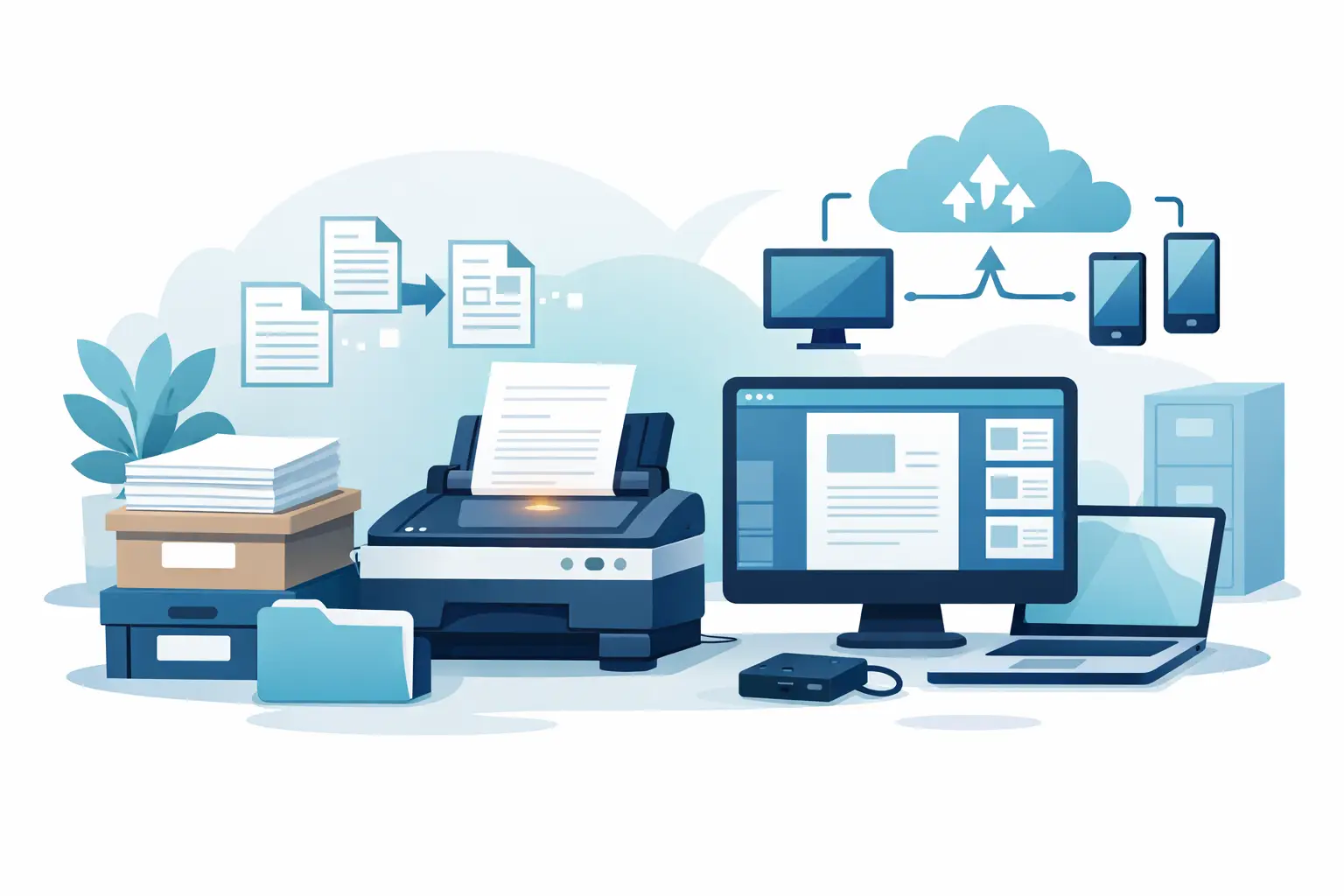 Business Records Scanning for Small Offices