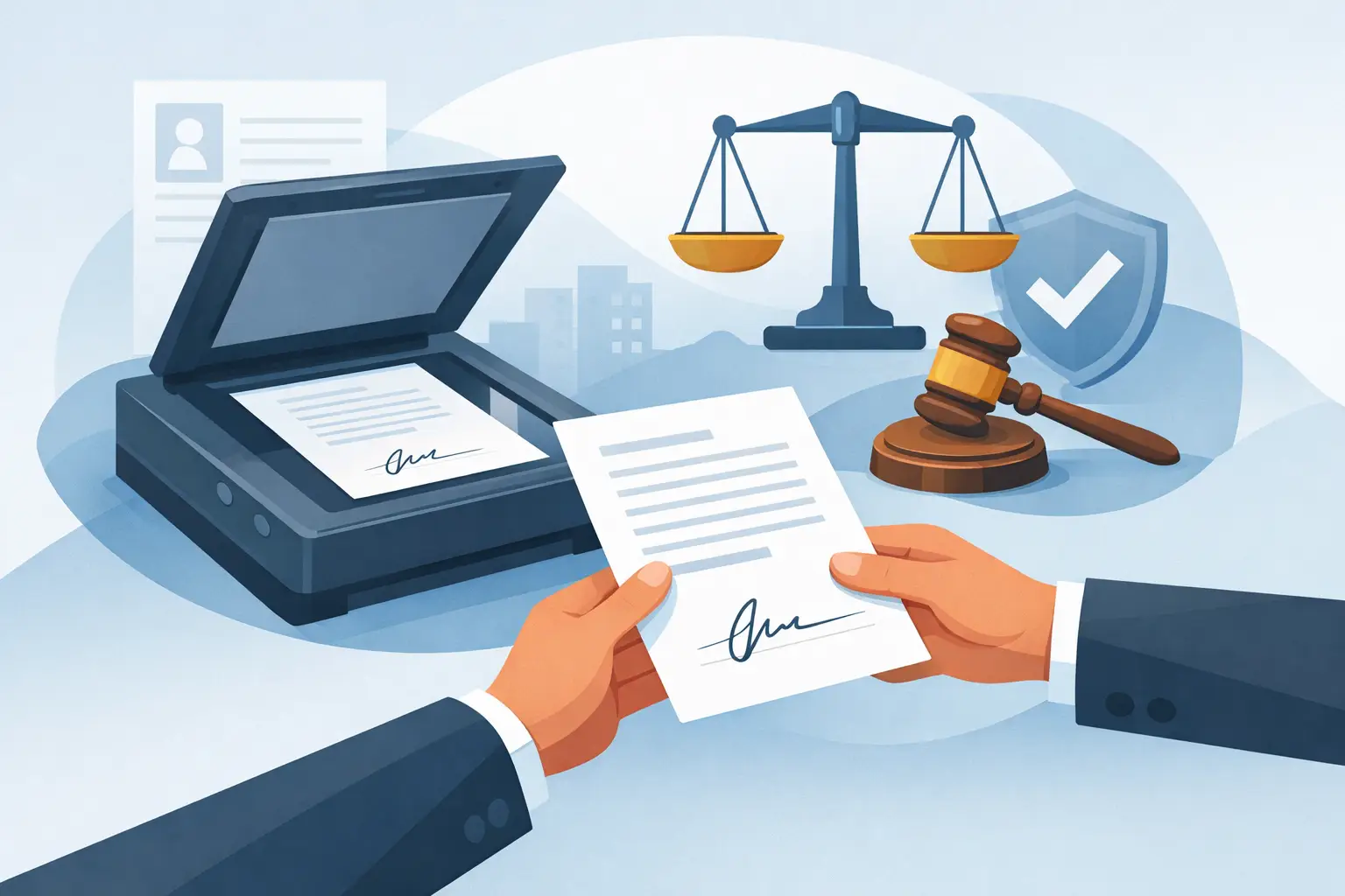 Are Scanned Contracts Legally Valid?