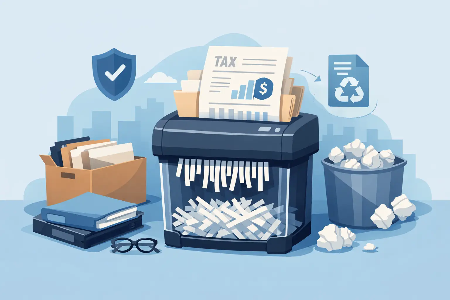 How to Shred Old Tax Files Safely
